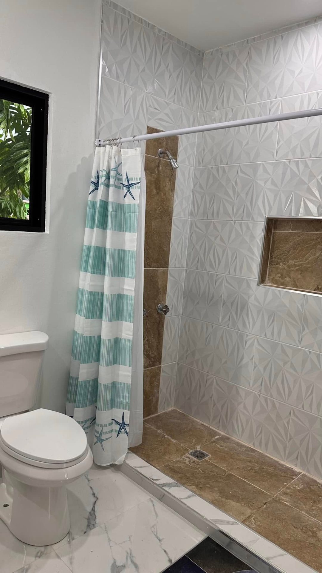 Private bathroom with shower