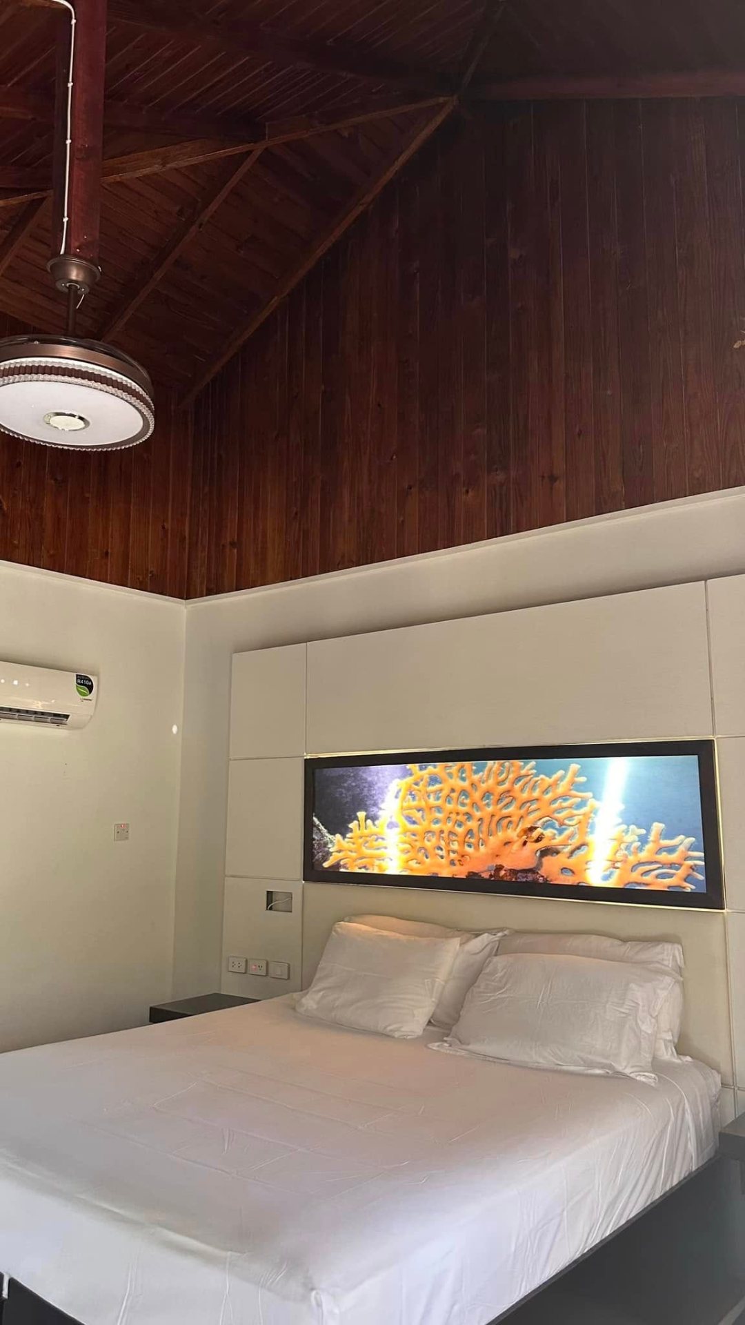 King bed in the Premier Single Room